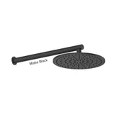 TEXTURA/GISELE Wall Shower In Matte Black - Brushed Brass - Brushed Stainless - Gunmetal